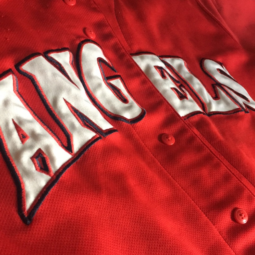 button up angels jersey